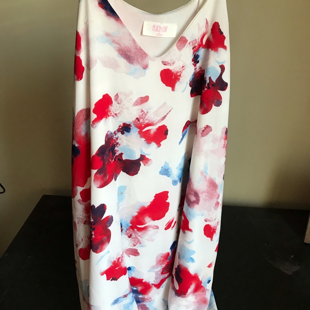Boutique watercolor dress
